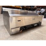 Barbecue combin plancha et friteuse - le barbecue gaulois - inox - 3 brleurs - 14400w - gaz butane ...