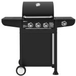 Barbecue gaz � 3 br�leurs avec br�leur lat�ral - royal gourmet - gril � gaz de puissance 10 kw avec 2 ...