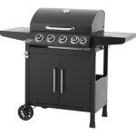 Barbecue � gaz - cooking box - paarl - 4 br�leurs - surface de cuisson principal : 60 x 42 cm - grille ...