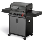 Barbecue gaz hyde 4 - enders - avec switch grid - 1 turbo zone - 1 br�leur arri�re infrarouge et lat�ral ...