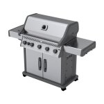 Barbecue  gaz napoleon rogue xt 625 sib inox - 5 brleurs + sizzle zone + brleur arrire 168 x 64 x ...