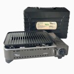Barbecue à gaz portable réchaud grill 1780w butane allumage piezo + mallette camping alpen Barbecue à gaz portable réchaud grill 1780w butane allumage piezo + mallette camping alpen