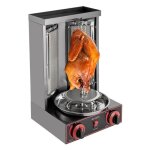 Barbecue à gaz vertical - machine de shwarma - doner kebab grill - grill à gaz 8kg - 2 brûleurs 3000w ... Barbecue à gaz vertical - machine de shwarma - doner kebab grill - grill à gaz 8kg - 2 brûleurs 3000w ...
