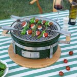 Barbecue kamado hibachi - grill et plancha - céramique - compact et sécurisé - température contrôlée Barbecue kamado hibachi - grill et plancha - céramique - compact et sécurisé - température contrôlée