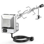 Kit de rtisserie - onlyfire - 90 cm - acier inoxydable - moteur lectrique - facile  installer