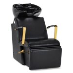 Barberpub 8670 fauteuil de coiffure avec lavabo repose - jambes pliable céramique réglable 8670 Barberpub 8670 fauteuil de coiffure avec lavabo repose - jambes pliable céramique réglable 8670