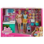 Barbie - coffret cuisine et ptisserie avec poupes