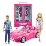 Barbie maxi coffret poupée barbie et ken dressing et cabriolet Barbie maxi coffret poupée barbie et ken dressing et cabriolet
