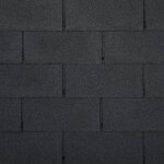 Bardeaux bitumineux trio couleur noir - bitume toiture 3m2 - timbela t - black
