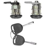 Barillets de serrure de porte avant gauche / droite cls de cylindre de verrouillage adaptes pour ford ...