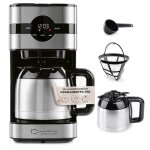 Barista machine � caf� �cran led 900w acier inoxydable avec verseuse isotherme