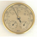 Baromtre thermomtre hygromtre mural ? station mto analogique 3 en 1 intrieur / extrieur