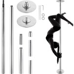 Barre de danse professionnelle - duoku - kit de barre statique rotative - barre portable en acier inoxydable ...