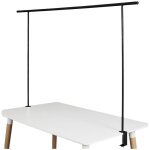Barre de d�coration de table noire extensible ajustable d�montable 139 - 250cm - slico