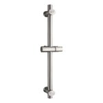 Barre de douche r�glable 66 cm acier inoxydable 304 support pommeau r�glable hauteur angle 660 mm total ...