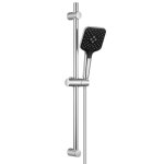Barre de douche - sofetiy max - inox chrom� - 3 modes - flexible 15m - support ajustable