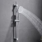 Barre de douche - sofetiy max - inox chrom� - 4 modes - flexible 15m - support ajustable