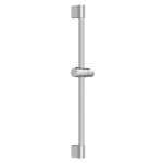 Barre de douche universelle - derw - inox chrom� - longueur 57 cm - diam�tre 22 mm - fixation r�glable ...