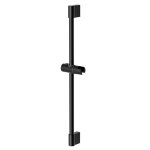 Barre de douche universelle - derw - noir - longueur 57 cm - diam�tre 22 mm - installation facile