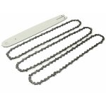 Barre de guidage 16 + 3 cha�nes de tron�onneuse pour stihl 009 012 021 e180 ms180 ms190 ms250 ht70 cisea ...