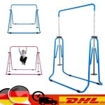 Barre de gymnastique hauteur rglable de 29  43 pieds capacit de 150 kg bleu