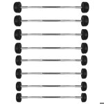 Barre de musculation - hms - gsg15 - poids ajustable 10 - 50kg - acier chromé - revêtement caoutchouc ... Barre de musculation - hms - gsg15 - poids ajustable 10 - 50kg - acier chromé - revêtement caoutchouc ...