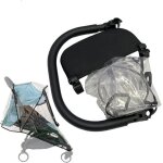 Barre de protection pour poussette bb et planche dextension de 15 cm et housse de pluie compatible ...