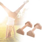 Barres de push up en bois ? support pour pompes et headstands fitness yoga et calisthnics