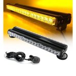 Barre rampe led orange lumineuse stroboscopique Éclairage sécurité 12 - 24v 46cm Barre rampe led orange lumineuse stroboscopique Éclairage sécurité 12 - 24v 46cm