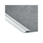 Barre de seuil de porte romus adh�sif 100 cm - couvre joint - alu incolore