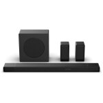 Barre de son - hisense - ax5140q - 5. 1. 4 canaux - dolby atmos & dts:x - 520w - caisson et enceintes ...
