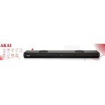 Barre de son avec subwoofer intgr 500w - akai - bluetooth 5. 0 - entres optique hdmi aux et usb