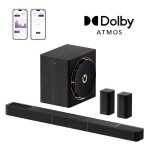 Barre de son - ultimea - skywave x60 - caisson de basses sans fil 8 - 7. 1. 4 canaux - dolby atmos - ...