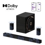 Barre de son - ultimea - skywave x70 - caisson de basses sans fil 10 - 7. 1. 4 canaux - dolby atmos - ...