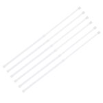 Barre t�lescopique sans per�age pour rideaux de douche ou v�tements compacte et multifonction label