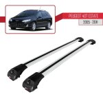 Barres de toit ace - 1 railing pour peugeot 407 estate 2005 - 2011 - gris - charge maximale 75 kg Barres de toit ace - 1 railing pour peugeot 407 estate 2005 - 2011 - gris - charge maximale 75 kg