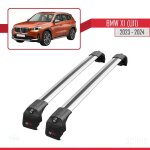 Compatible avec bmw x1 (u11) 2023 - 2026 ace - 2 barres de toit railing porte - bagages de voiture gris ...