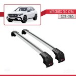Compatible avec mercedes classe glc 2 (x254) 2023 - 2026 ace - 2 barres de toit railing porte - bagages ...