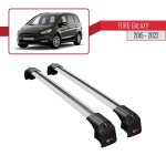 Barres de toit ace - 2 railing pour ford galaxy (cd390) 2015 - 2022 - gris