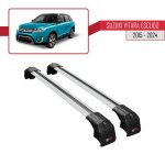 Barres de toit ace - 2 railing pour suzuki vitara / escudo (ly) 2015 - 2023 - gris