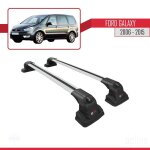 Barres de toit - ace - 3 - compatible ford galaxy mk3 - aluminium - 2 barres - charge utile < 300 kg
