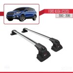 Barres de toit - ace - 3 - compatible ford kuga 2013 - 2019 - aluminium - 2 barres - charge < 300 kg