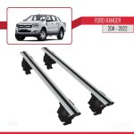 Barres de toit - ace - 4 - ford ranger 2011 - 2022 - aluminium - gris - charge utile < 300 kg Barres de toit - ace - 4 - ford ranger 2011 - 2022 - aluminium - gris - charge utile < 300 kg
