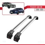 Compatible avec peugeot 508 sw 2019 - 2026 ace - 2 barres de toit railing porte - bagages de voiture ...