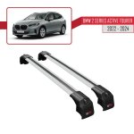 Barres de toit pour bmw 2 series active tourer 2022 - 2024 ace - 2 railing porte - bagages de voiture ...