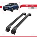Compatible avec bmw x3 (g45) 2025 - 2026 ace - 2 barres de toit railing porte - bagages de voiture noir ...