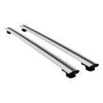 Barres de toit - dacia - duster 2018 - 2023 - modle basic - aluminium - gris