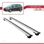 Barres de toit - ford - grand c - max - basic modle - aluminium - gris - charge < 300 kg