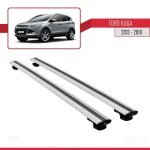 Barres de toit - ford - kuga 2013 - 2018 - basic modle - aluminium - gris