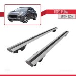 Barres de toit - hook - ford puma 2019 - 2024 - aluminium - 2 barres - charge utile < 300 kg